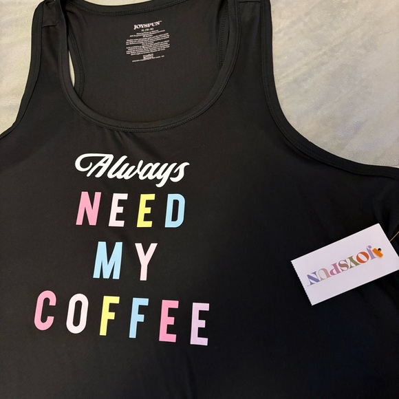 “Always Need My Coffee” Soft Tank Top - XL - Picture 6 of 11